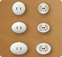 くるみボタン3種類