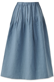 ピンタックスカート