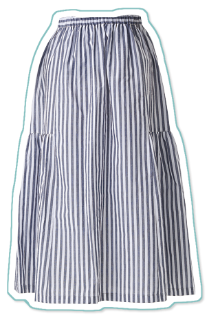 サイドギャザースカート