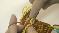 「匠」ダブルフックアフガン針で編む輪編み