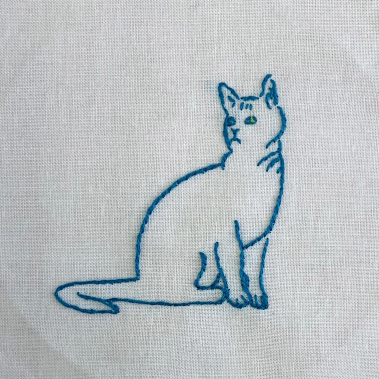 猫刺繍図案 手作りレシピ クロバー株式会社