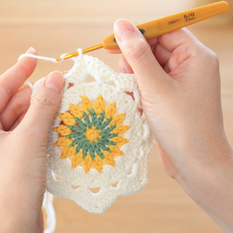 かぎ針編みの基礎-2／基本の編み方