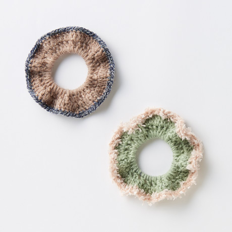 はじめてのニット＜かぎ針編み(クロッシェ)＞　長編みと細編みのフリルシュシュ